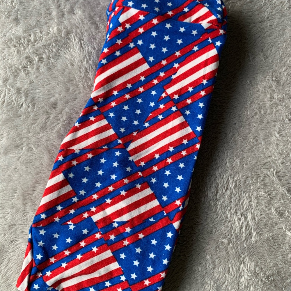Lularoe 4th of July Leggings - Kids L/XL
